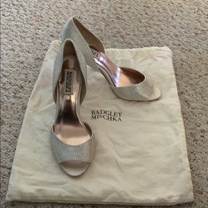 Badgley mischka wedding shoes